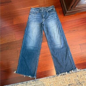 American Eagle Outfitters Women's Wide Leg Denim Jeans